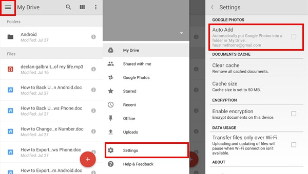 Automatically Sync Android Photos to Google Drive
