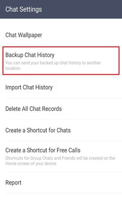 Line Import Chat History