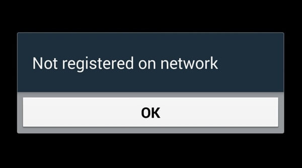 Not Register on Network
