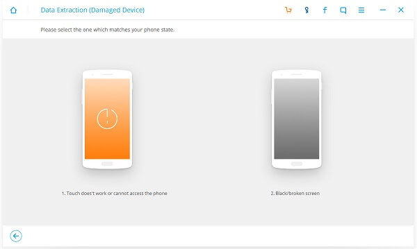 Select a Fault Type for Broken Device