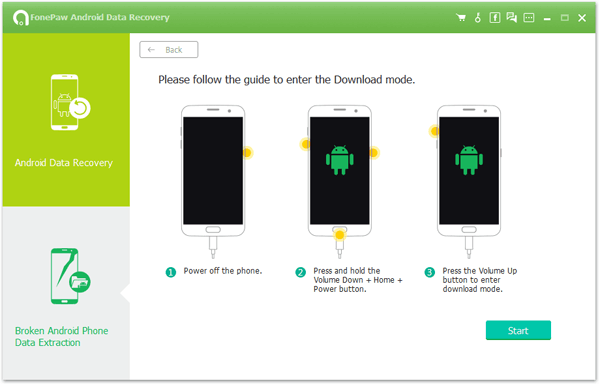Enter Black Screen Phone into Download Mode