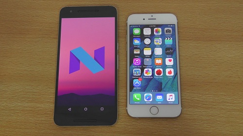 Android N VS IOS 9