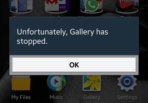 Gallery App Get Stopped