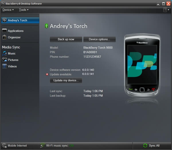Transfer BlackBerry Contacts to Android