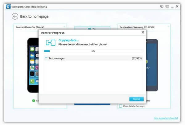 Transfer iPhone Messages to Samsung Galaxy