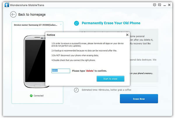 Permanently Erase Your Old Phone